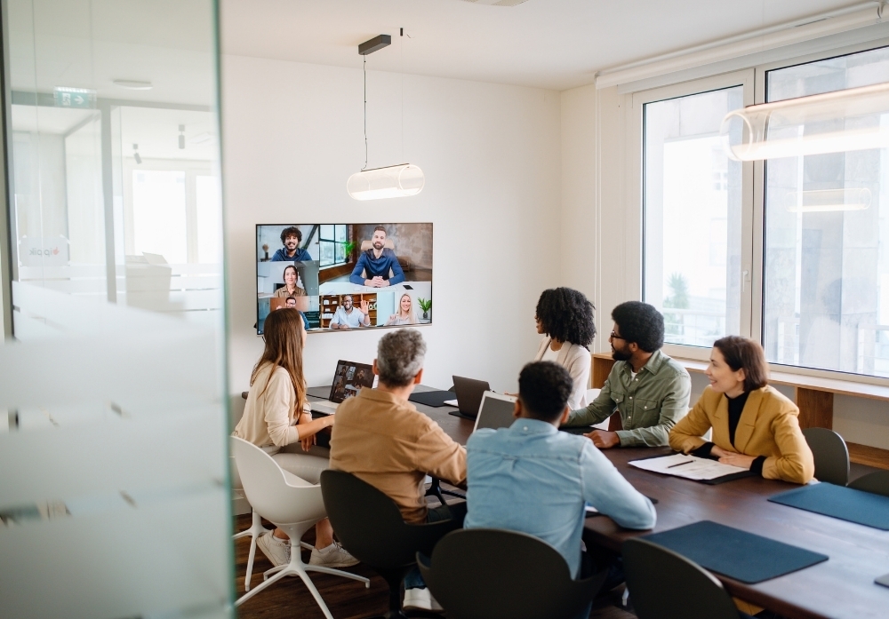 professional meeting in the office