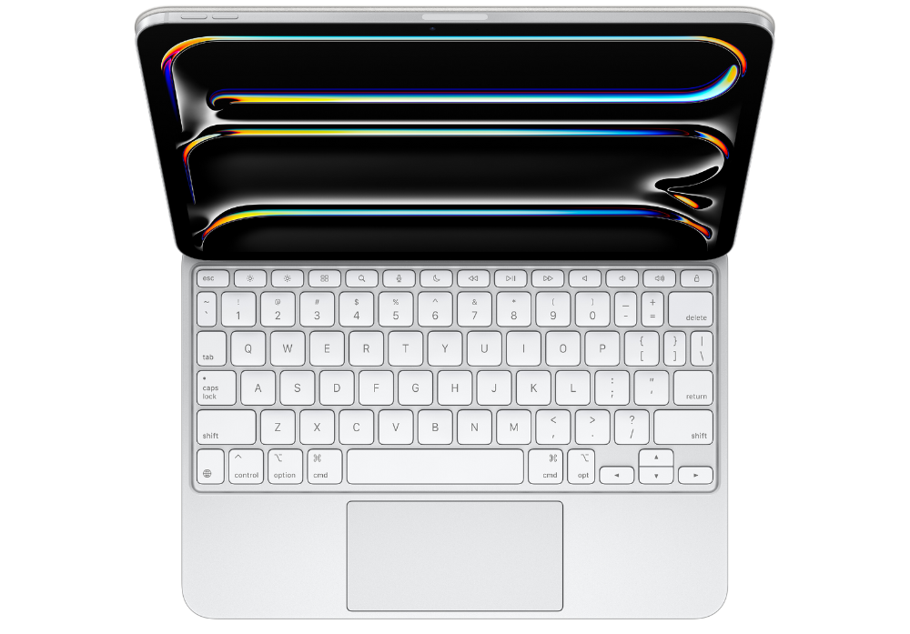 Image of the latest Macbook with a blank background